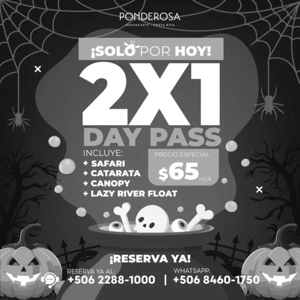 PASE DEL DÍA 2X1 - Halloween