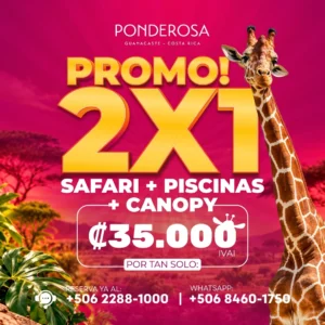 ¡Promo 2x1 en Ponderosa!