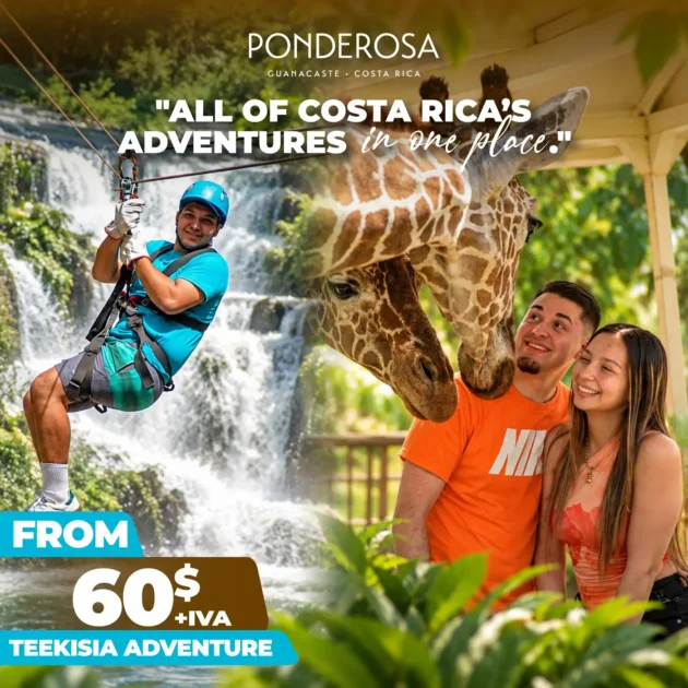 Teekisia Adventure en Pondersa Costa Rica